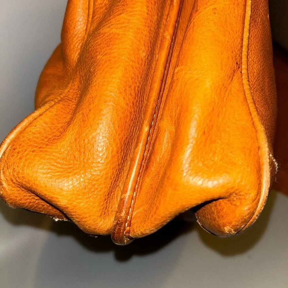 Vintage Cole Haan pebbled leather briefcase